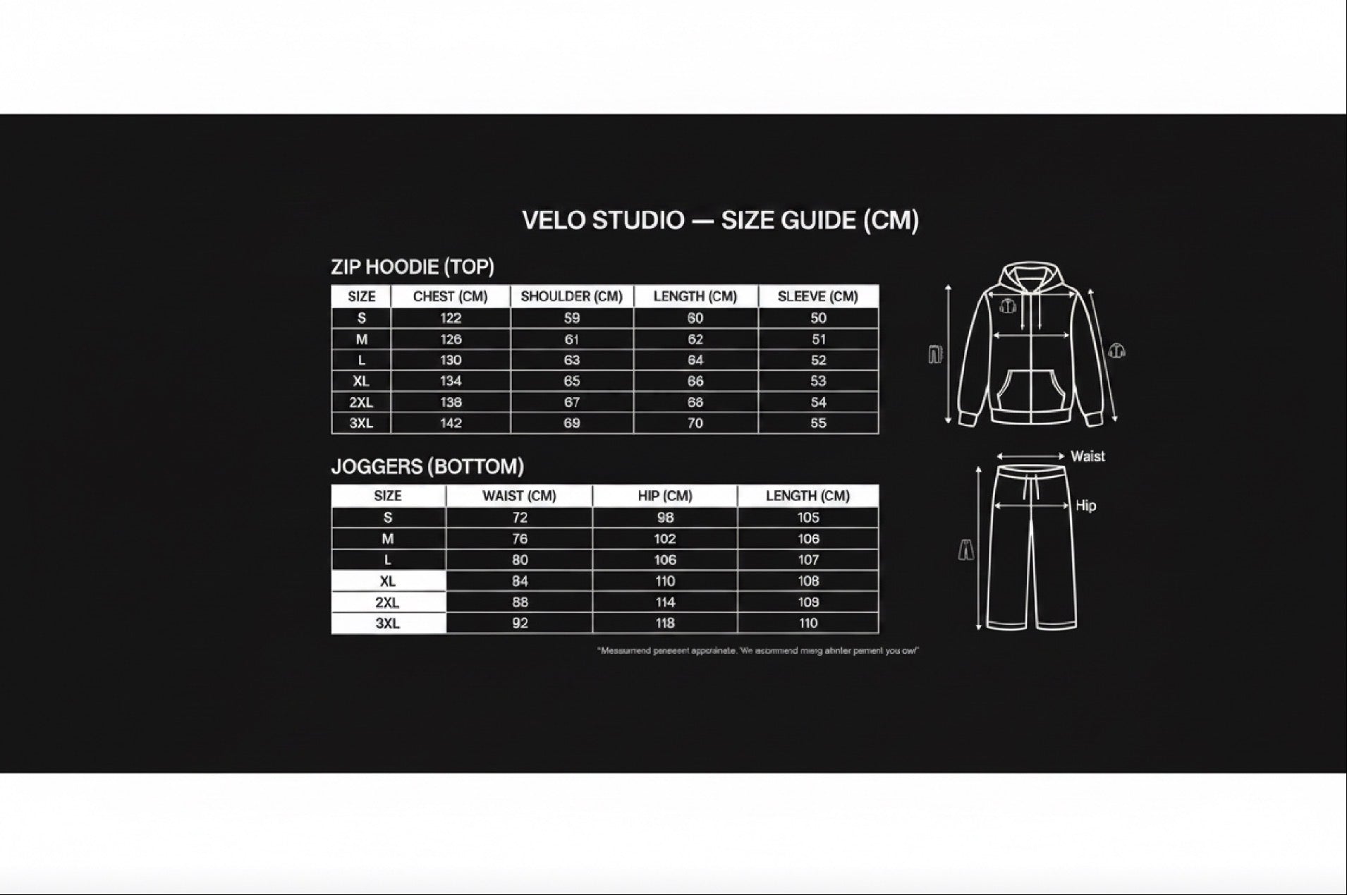 VELO STUDIO Heavyweight Full-Zip Hoodie