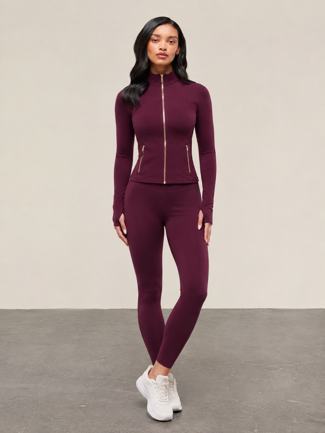 VELO STUDIO Women's Signature 2-Piece Lounge Set – Zip-Jacke und Loungewear-Hose im Set, Produktansicht 1