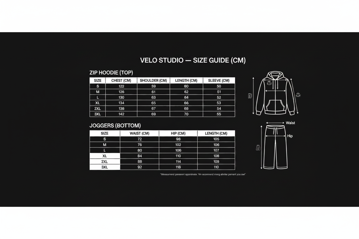 VELO STUDIO Heavyweight Joggers