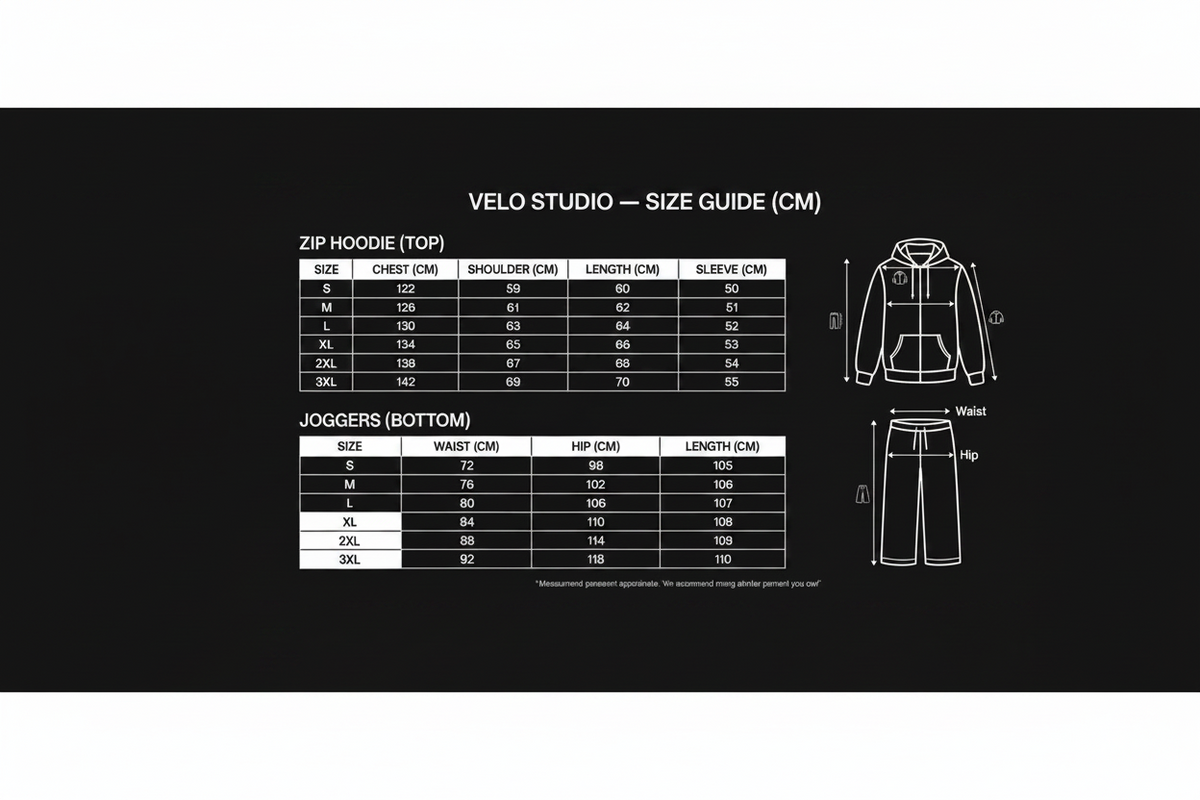 VELO STUDIO Heavyweight Joggers